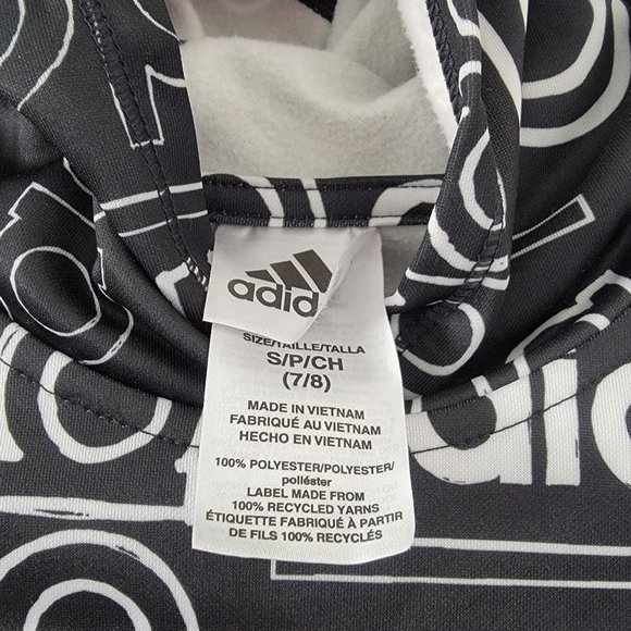 Adidas Boys Hoodie size Small 7/8 Thumbhole NWT - Picture 3 of 6